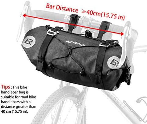 ROCKBROS Bikepacking Bike Handlebar Bag 7L-14L Waterproof for MTB Road