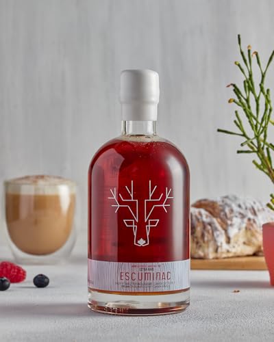 Escuminac Canadian Maple Syrup 500ml | Extra Rare Amber Grade A | Smooth & Rich Taste | Organic Gourmet Gift, Souvenir, Holiday & Birthday Treat