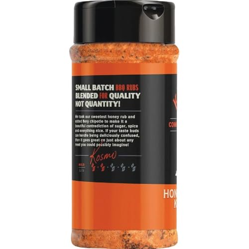 Kosmos Q Killer Bee Chipotle Honey BBQ Rub 12.6 oz.