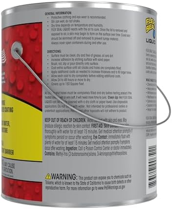 Flex Seal Liquid, Rubber Coating Sealant, Waterproof, Flexible, Breathable, and UV Resistant, Roof Repair, Basements, RV, Campers, Trailers, Marine