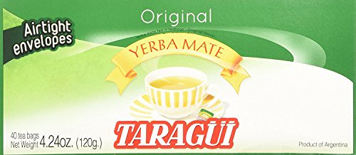 Taragui Yerba Mate - 40 Tea Bags - Yerba Mate En Saquitos