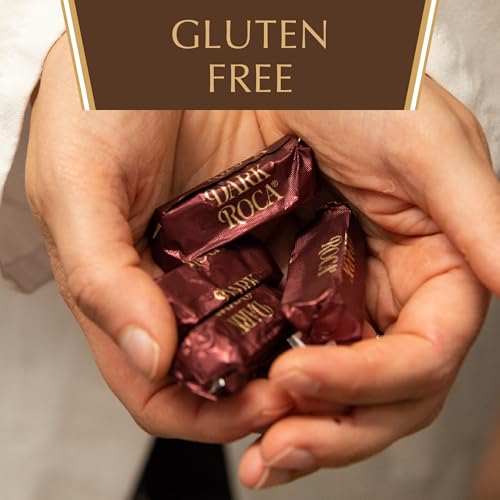 Brown & Haley Roca Chocolate Caramel Buttercrunch Toffee - 5 oz | Caramel Buttercrunch Toffee with Almonds & Sea Salt - Individually Wrapped - Gluten Free, Kosher - Gifts and Sharing