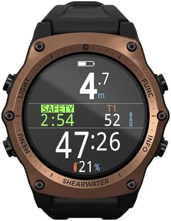 Shearwater Teric Dive Computer with GPS Transmitter, Bronze Journey Edition