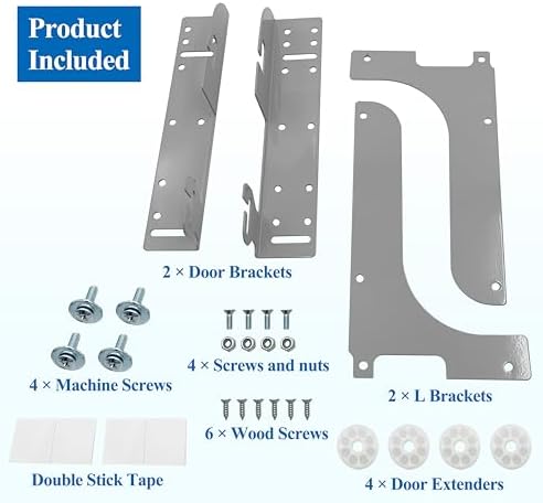 5WB-DMKIT Door Mount Kit for 5WB1 5WB2 5CW2 Series Basket