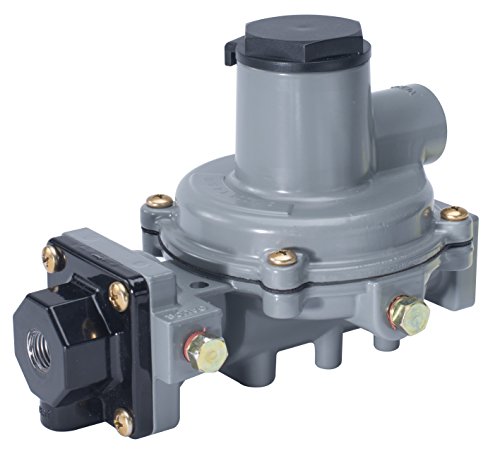 R232A-BBF Propane 2-Stage Regulator – Integral Dual Stage LP Gas Tank Regulators, 10.2"-13" Water Column Spring, 550, 000 BTU, 1/4" x 1/2" FNPT