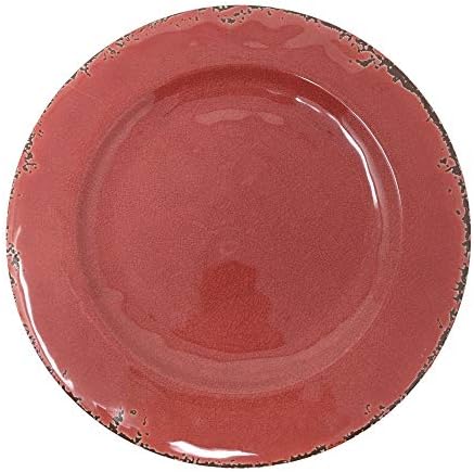 Gianna's Home 12 Piece Rustic Farmhouse Melamine Dinnerware Set, Service for 4 (Gray)
