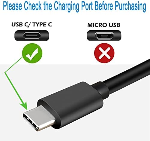 Fast USB C Charger for JBL Charge 4, Charge 5, Flip-5, Pulse-4, Jr-Pop, Clip-4, GO-3, Extreme-3, Tuner-2