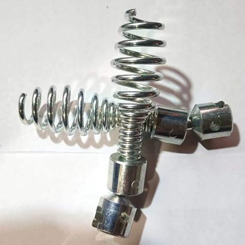 Drain Auger Attachment Set Drain Cleaner Machine Drill Attachment Drop Head Auger Parts for RIDGID K-50 K-400 Drain Cleaning Machine K-3800 Drum