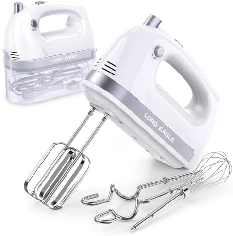Lord Eagle Hand Mixer Electric Handheld 400W 5-Speed Lightweight