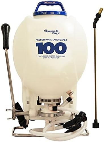 Sprayers Plus 100 High Pressure Backpack Sprayer, 4 Gallons