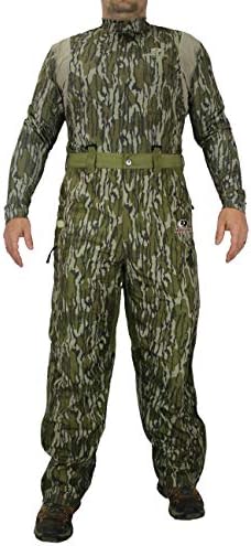 Piedmont Waterproof Convertible Camo Hunting Bib Pant (MO Bottomland, S)