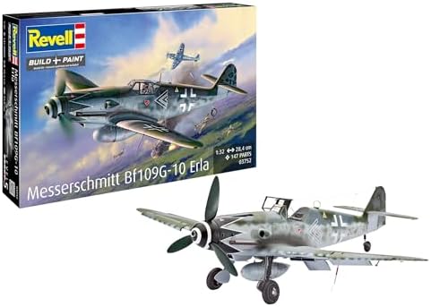 Revell 03752 Messerschmitt Bf109G-10 Erla 1:32 Scale - Unbuilt/Unpainted Plastic Model Kit
