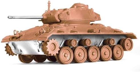 Forces of Valor 1:32 US M24 Chaffee March 1945 Comp. D. Stand Model, Model Building, Diorama Model, Military Model Building, Die-Cast Model