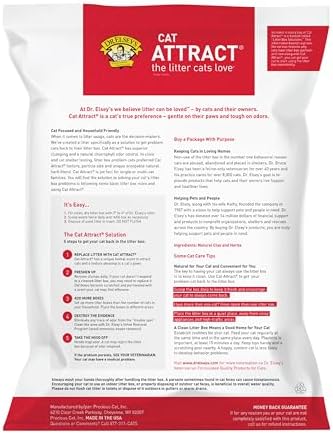 Dr. Elsey's Cat Attract Clumping Clay Cat Litter 40 lb. Bag