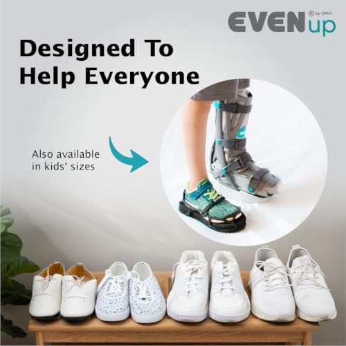 EVENup - Shoe Lift for Walking Boot I Adult Size Large I Shoe Balancer for Use with Fracture Boots or Leg Length Discrepancy I 3 Adjustable Heights