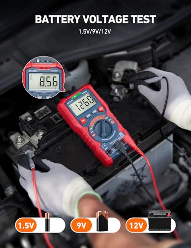 AstroAI Digital Multimeter, TRMS 4000 Counts, Auto-Ranging, Battery Test