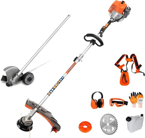 PROYAMA 26cc Gas Powered Weed Eater Wacker, String Trimmer, Brush Cutter