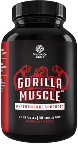 Testosterone Booster for Men with Horny Goat Weed & Maca - 60 Count