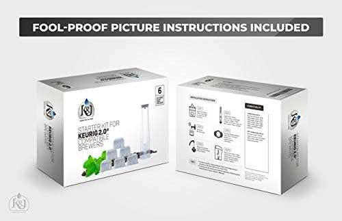 Keurig Filter Holder - Includes Side Reservoir Tall Filter Handle and 6-pack of Water Filters Cartridges. Fits any Keurig Coffee Machine with Side Reservoir