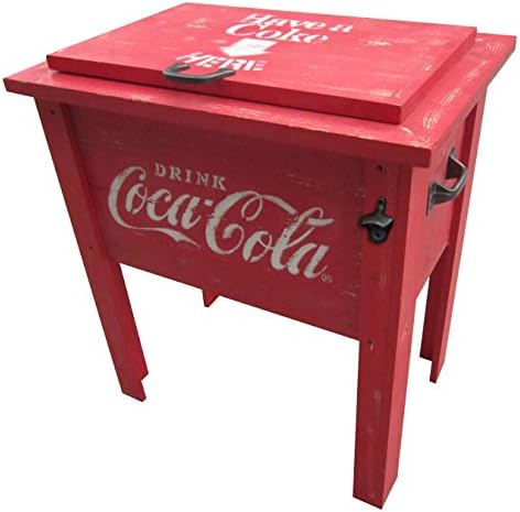 Leigh Country CP 98100 Coca Cola Vintage Cooler, 54-Quart, Red