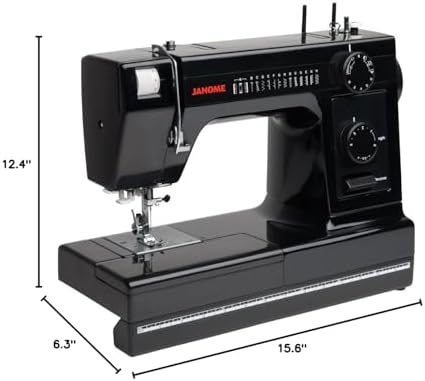 Janome HD1000BE HD1000 Black Edition All Metal Body Sewing Machine, one size