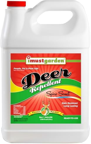 I Must Garden Deer Repellent: Powerful All-Natural Protection, 32oz Spice | Ready to Use Spray - Safe for Plants Pets & Pollinators - Pleasant Scent - Long-Lasting Control