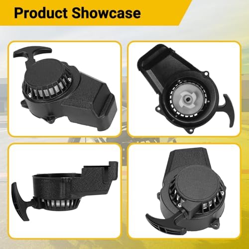HIAORS Alloy Recoil Pull Starter Compatible with SYX Moto 50cc Dirt Bike 47cc 49cc 2 Stroke SSR SX50 Apollo Coolster QG-50 Xpro Holeshot Hawk DRX