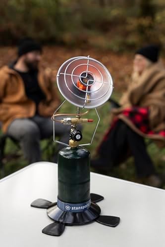 Stansport Portable Outdoor Propane Radiant Heater (195),Black