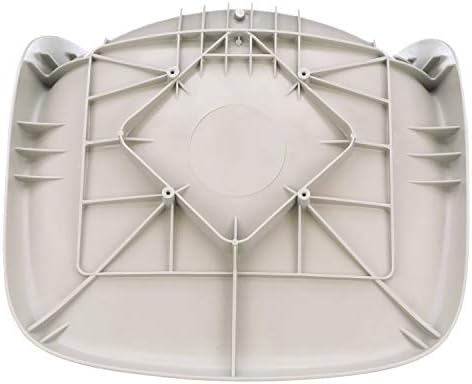 Attwood 18" Molded Boat Bucket Seat - 1-Piece High-Impact Gray Plastic