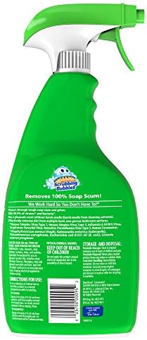 Scrubbing Bubbles Bathroom and Shower Cleaner Disinfectant Spray, Foaming Action Bathroom Grime Fighter, Citrus Scent, 32oz