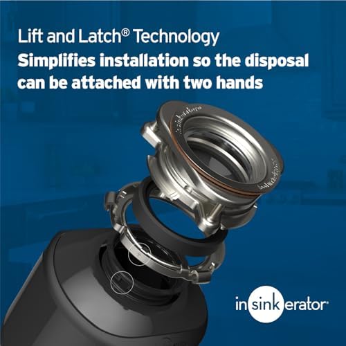 InSinkErator Badger 5 Garbage Disposal, Badger Series 1/2 HP Continuous Feed Food Waste Disposer