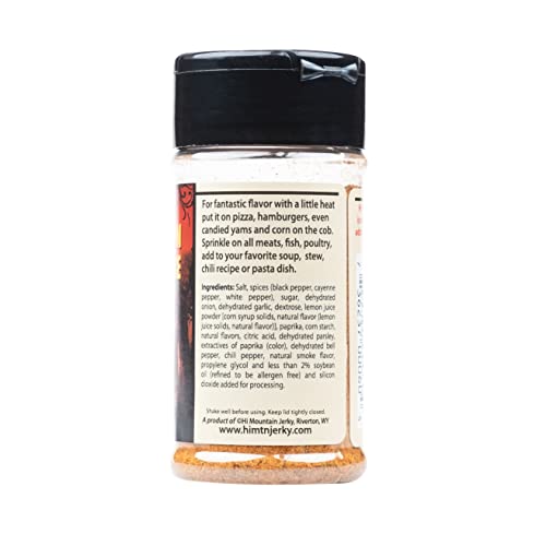 Hi Mountain | CAJUN CAMPFIRE SEASONING | Cajun Blend | 2.25 Oz | Bold Cajun seasoning for steak, shrimp, seafood, chicken and vegetables with smoky campfire-inspired flavor