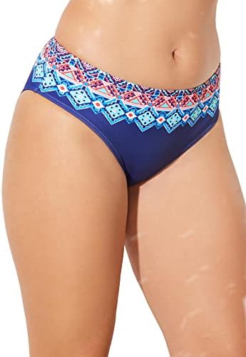 Swimsuits For All Women's Hipster Swim Brief (Plus