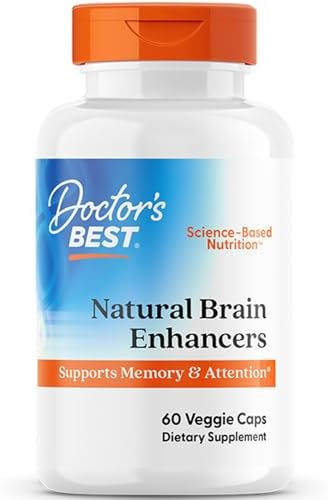 Doctor's Best Natural Brain Enhancers - Brain Health Supplement for Memory and Focus Support, PhosphatidylSerine, Alpha GPC
