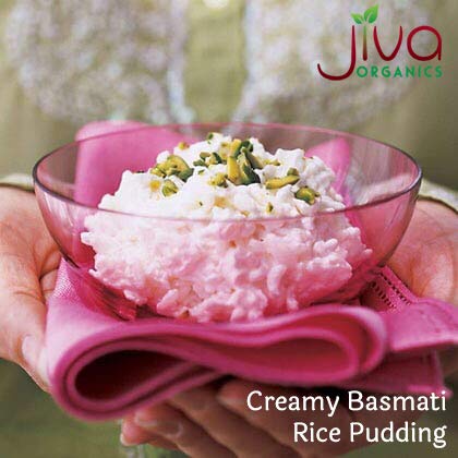 Organic Basmati Rice 4 LB Bag - Pure, Extra Long, Premium Quality from India - By Jiva Organics