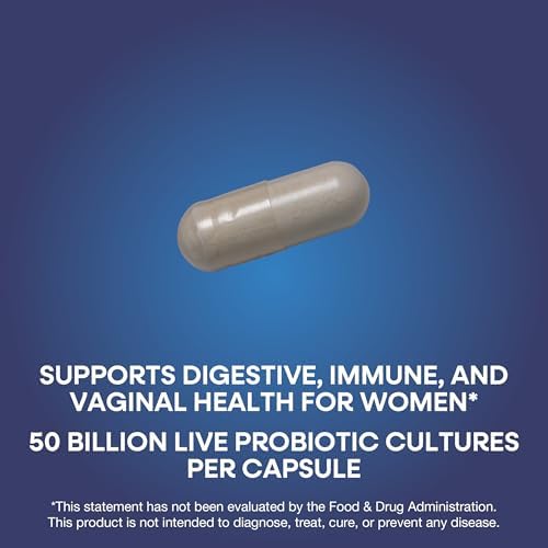 Nature's Way Women's Fortify Extra Strength(1) Pre+Probiotic, 50B CFU, 30ct | Once-Daily Capsule, Potent Multi-Strain Probiotic for Digestive