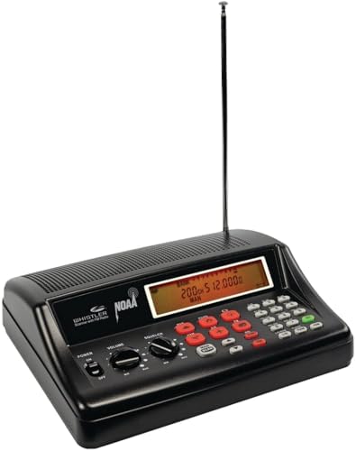 Whistler WS1025 Analog Desktop Scanner – Programmable Police/Fire/Weather Radio with 200 Channels and Backlit LCD Display – Easy-to-Use Base