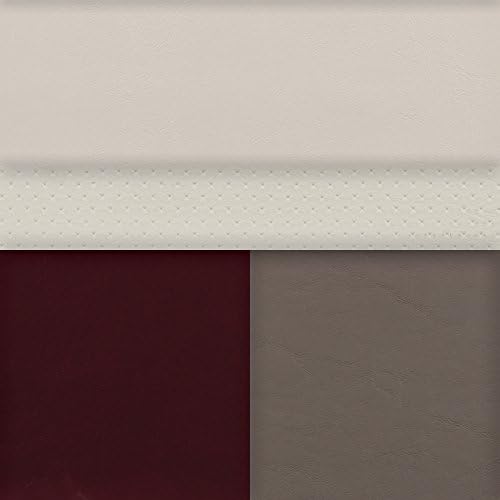 Wise BM11002-989 Premier Series Pontoon 32" Bow Radius Corner Seat Cushion Set, Platinum/Wineberry/Manatee
