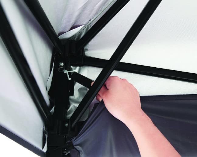 Ozark Trail Sun Wall / Shade Wall Sidewall for 10 x 10' Straight Leg Gazebo / Canopy / Tent, Dark Grey (Sun Wall Accessory Only. Gazebo Not Included.)