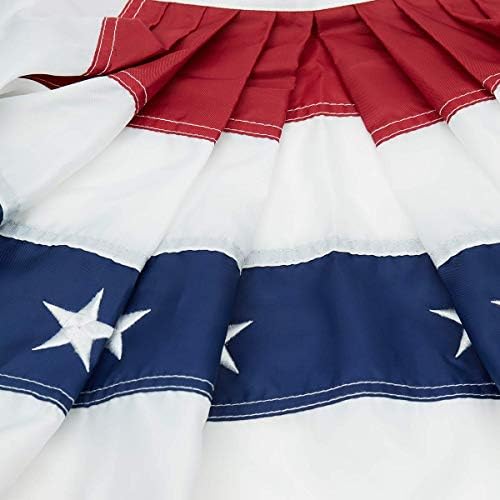 American Flag 4x6 FT, US Flags with Embroidered Stars, Sewn Stripes, Brass Grommets, Durable USA Flag for Outdoor