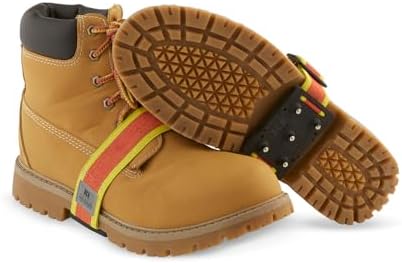 K1 Mid-Sole Ice Cleats for Men & Women - Rotatable Traction Aids For Winter Snow - Hi Vis - Low Profile