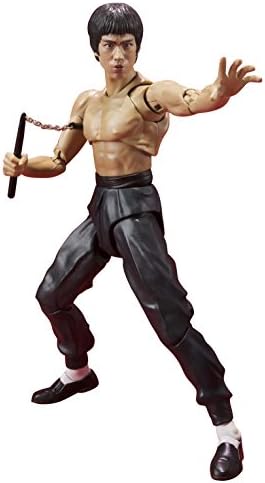 TAMASHII NATIONS Bandai Bruce Lee S.H. Figuarts Action Figure | Bruce Lee 5 Inch Action Figure S.H. Figuarts - Bruce Lee