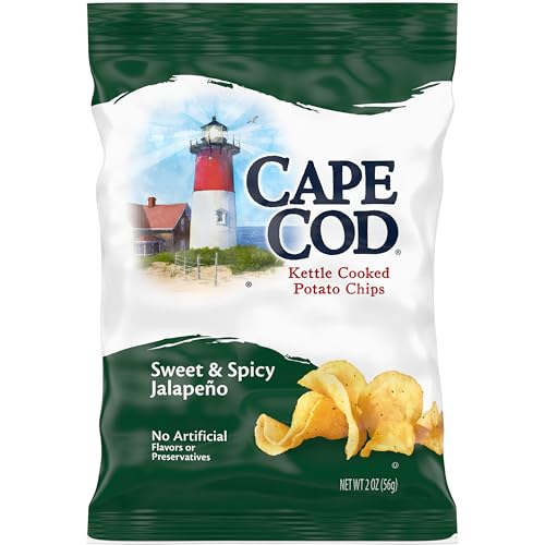Cape Cod Sweet & Spicy Jalapeno Chips, 7.5 Oz Bag