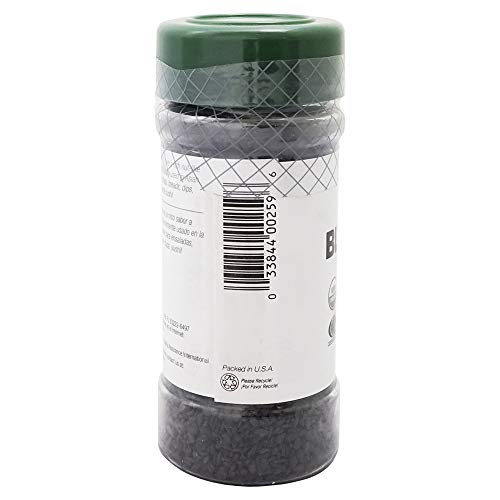 Badia Organic Black Sesame Seed 2.5 oz – Whole Black Sesame Seeds for Cooking, Baking & Garnishing – Rich, Nutty & Crunchy Flavor
