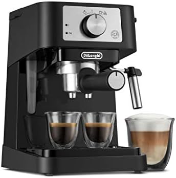 De'Longhi Stilosa Compact Manual Espresso Machine, Manual Milk Frother