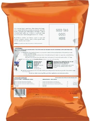 Jonathan Green (10765) Black Beauty Fall Magic Grass Seed - Cool Season Lawn Seed (3 lb)