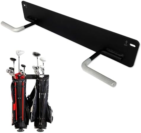 StoreYourBoard BLAT 4 Golf Bag Wall Mount | Home & Garage Storage Hooks | Golf Bag Holder | Heavy-Duty Wall Mount Organizer for Golf Bags & Accessories