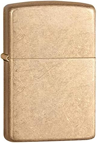 Zippo Armor Tumbled Brass Pocket Lighter