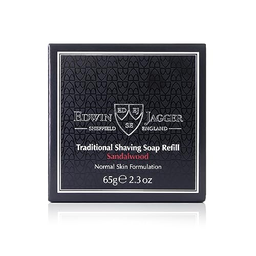 Edwin Jagger SSSW Sandalwood 99.9% Natural Traditional Shaving Soap 2.3 oz Refill