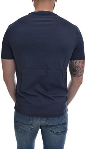 Emporio Armani Mens Regular Fit Jersey Barcode T-Shirt